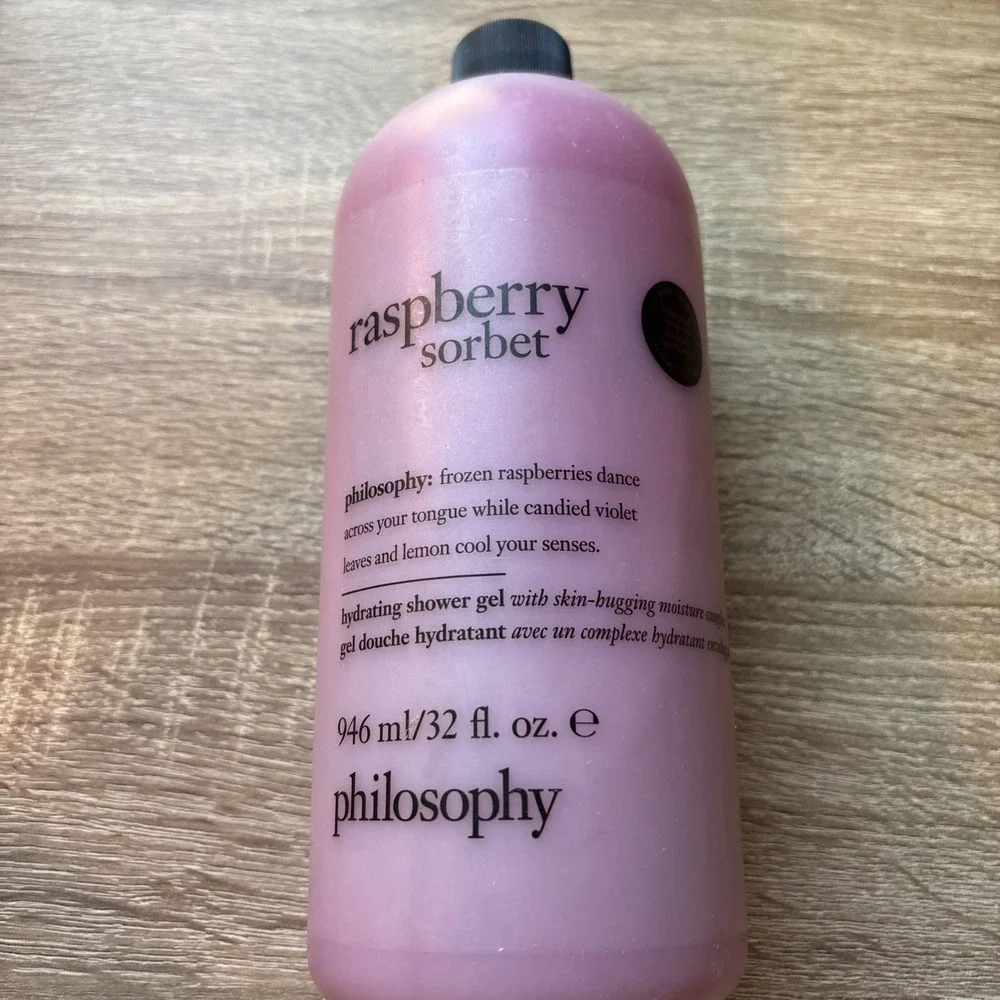 Philosophy Raspberry Sorbet Hydrating Shower Gel New Sealed Big Size 32 oz